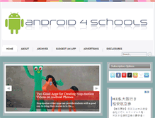 Tablet Screenshot of android4schools.com